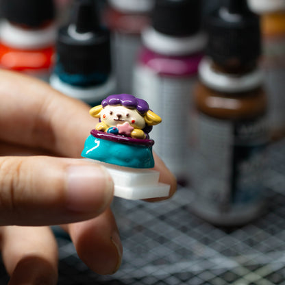 Starry Sheep Dream · Handmade Resin Artisan Keycap
