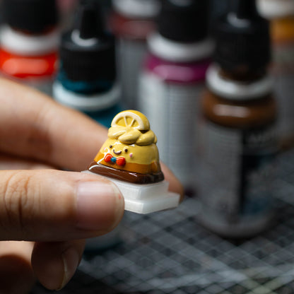 Donut Puppy Delight · Handmade Resin Artisan Keycap